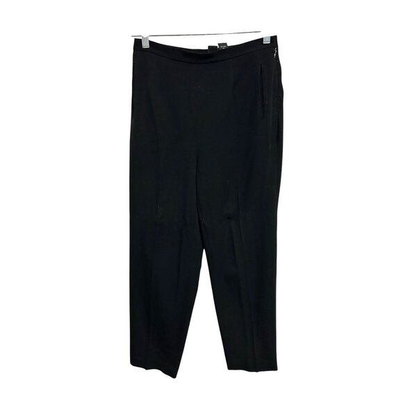 Essential G Womens Dress Ankle Pants Size 8P Polyester Rayon Blend - Picture 1 of 8